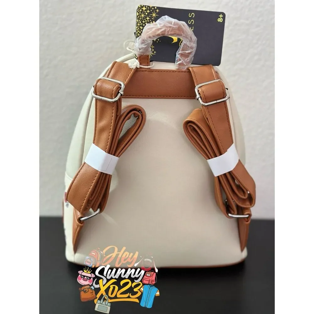 Loungefly Disney Beauty And The Beast Couple Rose Mini Backpack - Picture 3 of 4